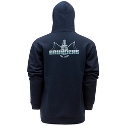 MEN'S LOGO BOAT HOODIE - NAVY 2X-LARGE